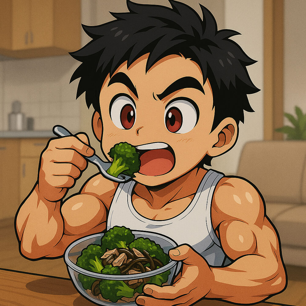 ブロッコリー　筋肉飯 