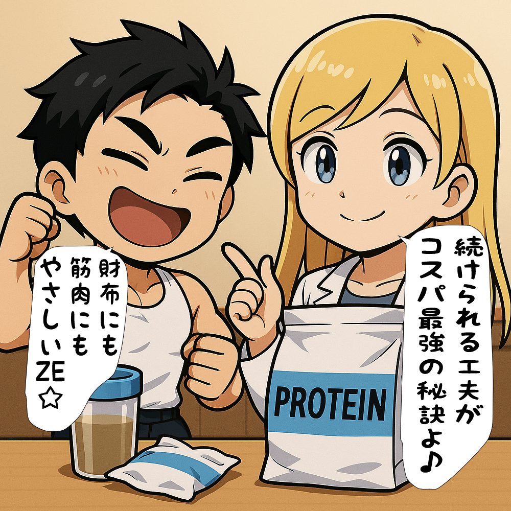まとめのコマ　続けれる工夫がコスパ最強の秘訣